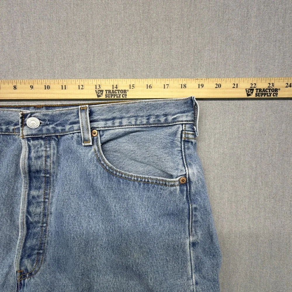 VTG Levis‎ 501 Jeans Made In USA Button Fly Mens 38x34 (Fits 36x32)